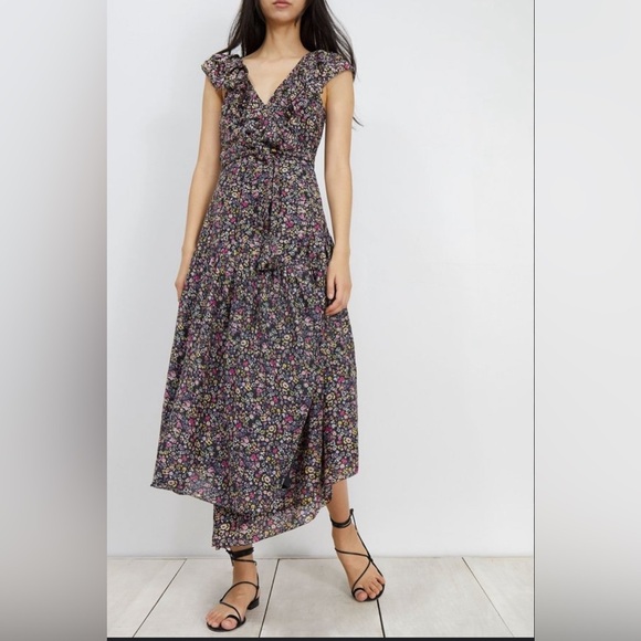 EUC Apiece Apart- Nueva Costa Floral Maxi Dress. Size 2 - Picture 2 of 9